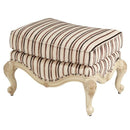 Michael Amini Lavelle Fabric Ottoman 54875-TOPAZ-04 IMAGE 1