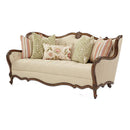 Michael Amini Lavelle Melange Stationary Fabric Sofa 54815-BISQU-34 IMAGE 1