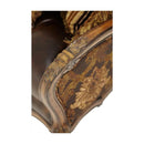 Michael Amini Lavelle Melange Stationary Leather Sofa 54915-CHOCO-34 IMAGE 4