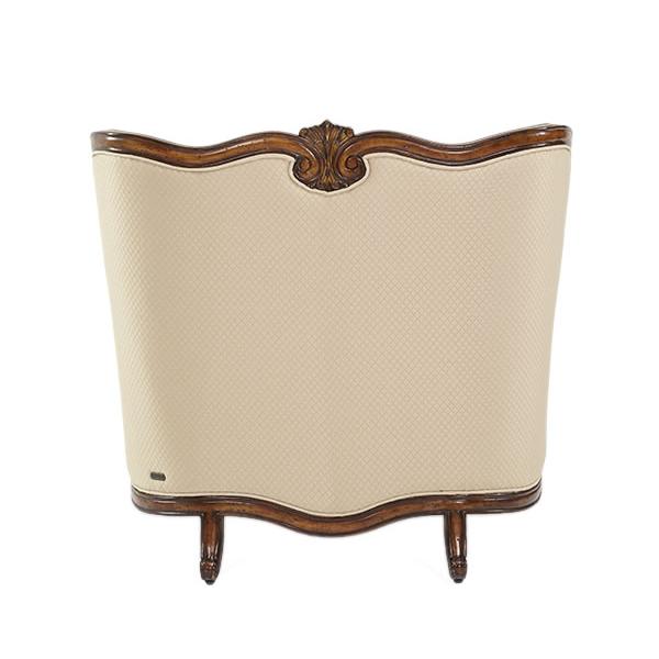 Michael Amini Lavelle Melange Stationary Chair 54838-BISQU-34 IMAGE 2