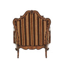 Michael Amini Lavelle Melange Stationary Fabric Chair 54835-BRGLD-34 IMAGE 2