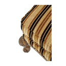 Michael Amini Lavelle Melange Fabric Ottoman 54875-BRGLD-34 IMAGE 2