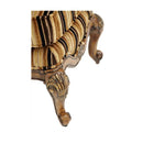 Michael Amini Lavelle Melange Fabric Ottoman 54875-BRGLD-34 IMAGE 3