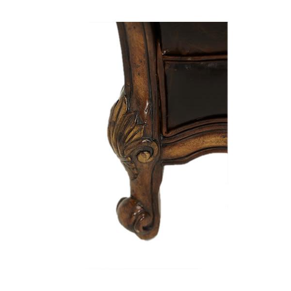 Michael Amini Lavelle Melange Stationary Fabric Chair 54938-CHOCO-34 IMAGE 6