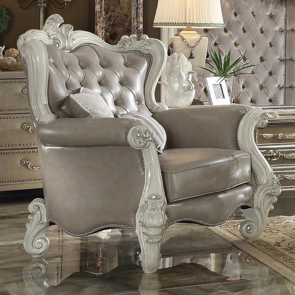 Acme Furniture Versailles Stationary Polyurethane Chair 52127 IMAGE 1