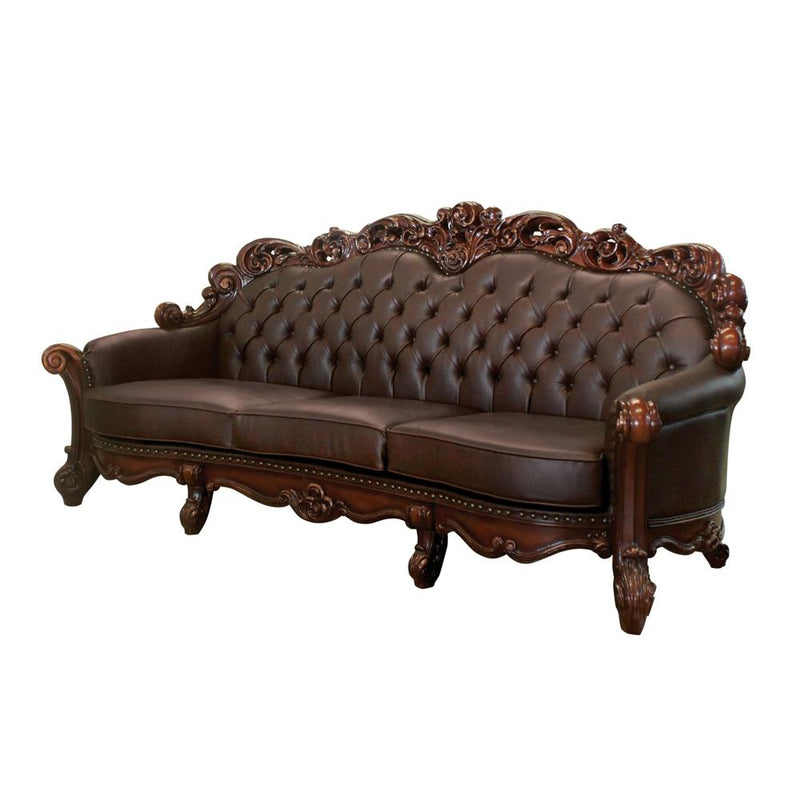 Acme Furniture Vendome Stationary Polyurethane Sofa 52000 IMAGE 2