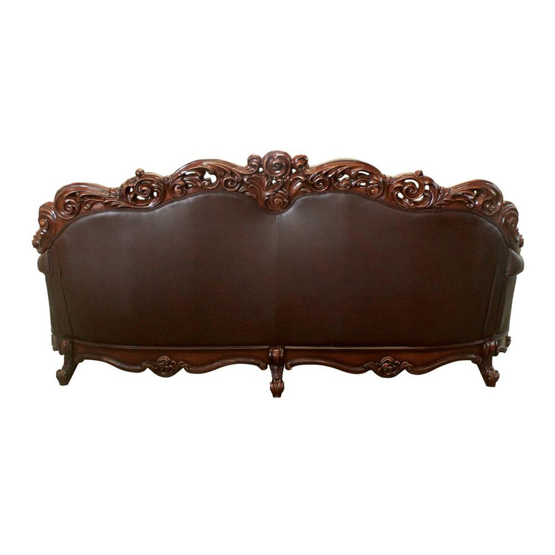 Acme Furniture Vendome 52000 Oversized Sofa with 4 Pillows IMAGE 5