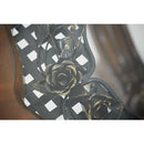 Michael Amini Round Oppulente Dining Table with Glass Top & Pedestal Base 67001RND-52 IMAGE 3