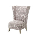 Michael Amini Overture Stationary Fabric Chair 08836-PLTNM-05 IMAGE 1