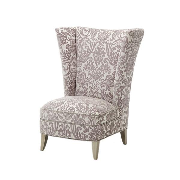 Michael Amini Overture Stationary Fabric Chair 08836-PLTNM-05 IMAGE 6