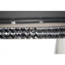 Michael Amini Round Overture Dining Table with Glass Top & Pedestal Base 08001-101-13 IMAGE 6