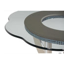 Michael Amini Round Overture Dining Table with Glass Top & Pedestal Base 08001-101-13 IMAGE 7