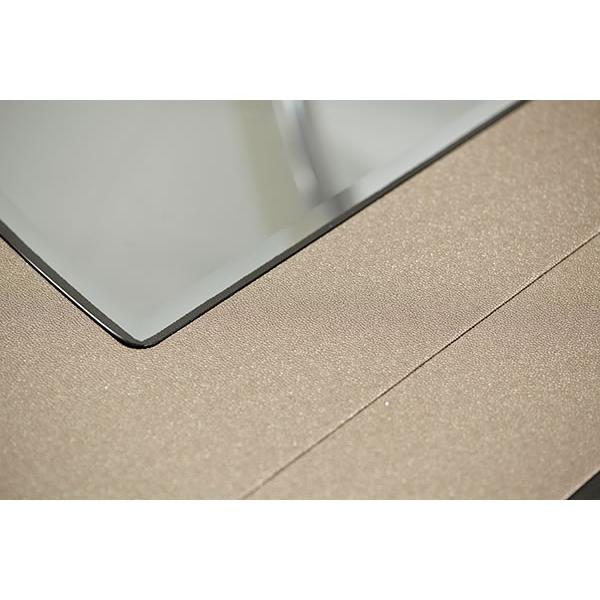 Michael Amini Round Overture Dining Table with Glass Top & Pedestal Base 08002-13 IMAGE 5