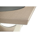 Michael Amini Round Overture Dining Table with Glass Top & Pedestal Base 08002-13 IMAGE 8