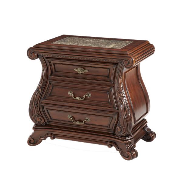 Michael Amini Palace Gates 3-Drawer Nightstand 02040-53 IMAGE 1