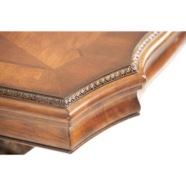 Michael Amini Oval Palace Gates Dining Table with Trestle Base 02002-53 IMAGE 5