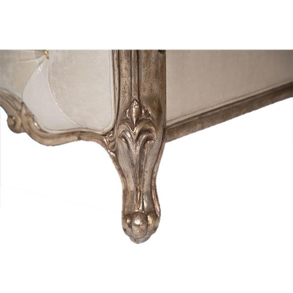 Michael Amini Platine de Royale California King Panel Bed 09000CKPL3-101 IMAGE 3