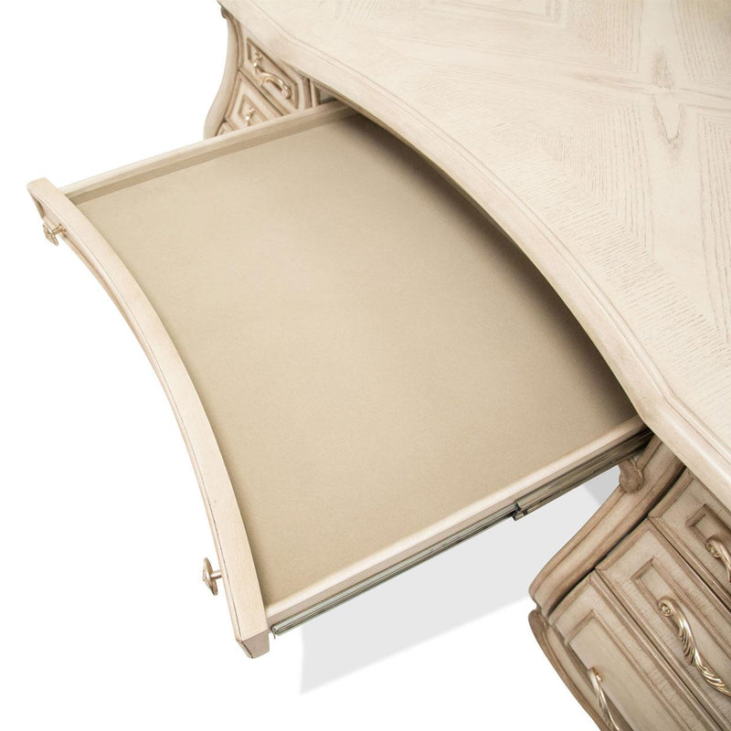 Michael Amini Platine De Royale 7-Drawer Vanity Set 09000VAN3-201 IMAGE 2