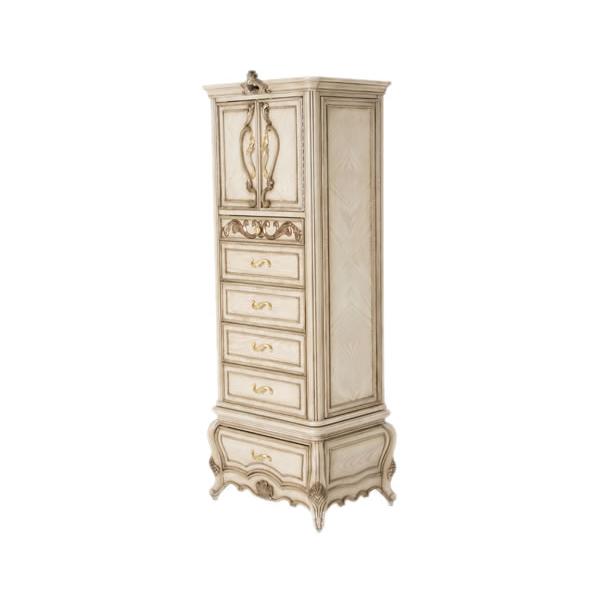 Michael Amini Platine de Royale 5-Drawer Chest 09062-201 IMAGE 1