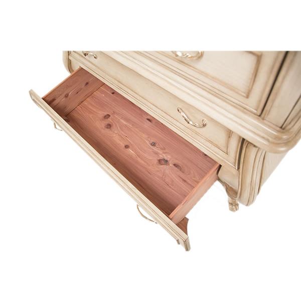 Michael Amini Platine de Royale 5-Drawer Chest 09070-201 IMAGE 3