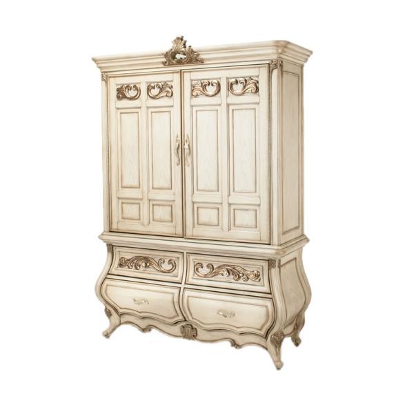 Michael Amini Platine de Royale 4-Drawer Chest 09071-201 IMAGE 1