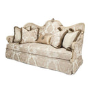 Michael Amini Platine De Royale Stationary Fabric Sofa 09815-CHPGN-201 IMAGE 1
