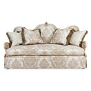 Michael Amini Platine de Royale Stationary Fabric Loveseat 09825-CHPGN-201 IMAGE 1