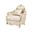 Michael Amini Platine de Royale Stationary Fabric Chair 09838-CHPGN-201 IMAGE 1