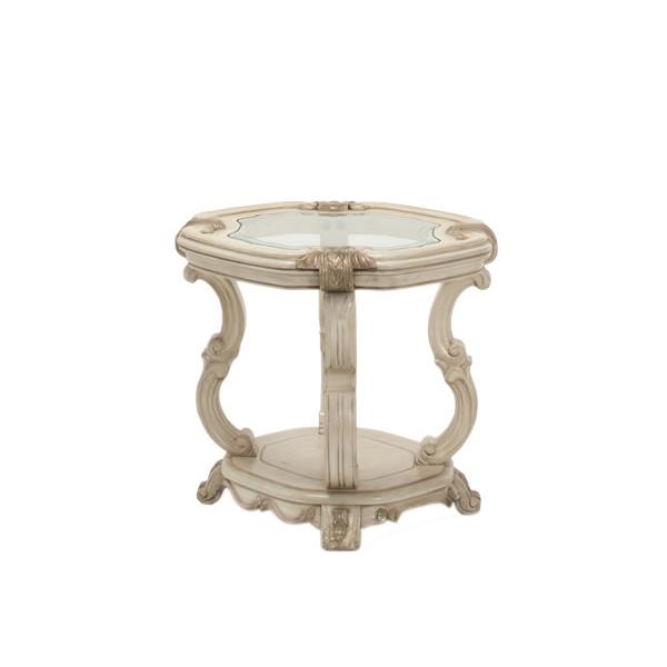 Michael Amini Platine de Royale End Table 09202-201 IMAGE 1
