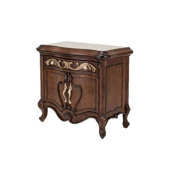 Michael Amini Platine de Royale 1-Drawer Nightstand 09040-229 IMAGE 1