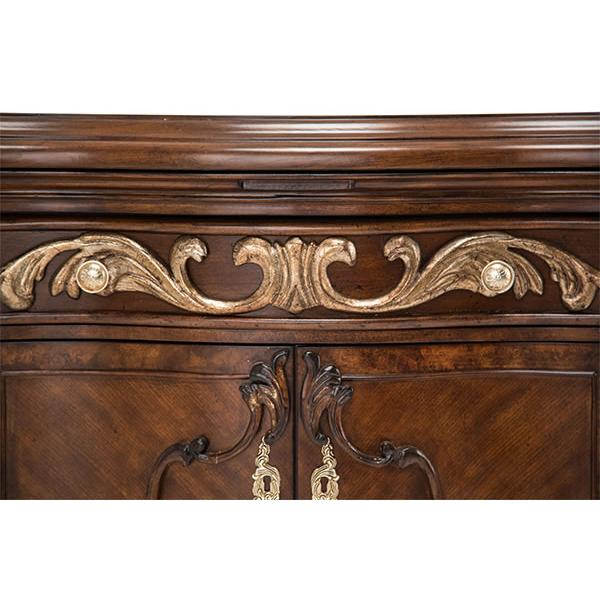 Michael Amini Platine de Royale 1-Drawer Nightstand 09040-229 IMAGE 4