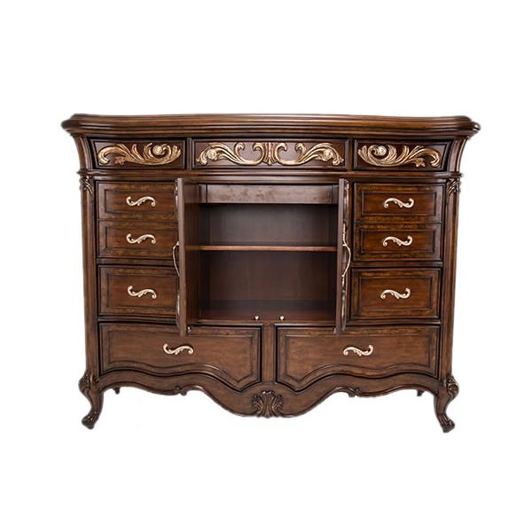 Michael Amini Platine de Royale Espresso 11-Drawer Dresser 09051-229 IMAGE 4