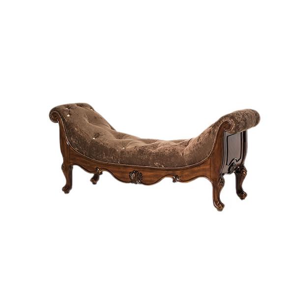 Michael Amini Platine de Royale Espresso Bench 09904-229 IMAGE 1