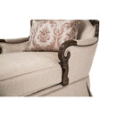 Michael Amini Platine de Royale Fabric Chaise 09845R-STONE-229 IMAGE 3