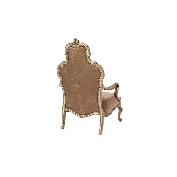 Michael Amini Platine de Royale Stationary Fabric Chair 09834-SABLE-101 IMAGE 2