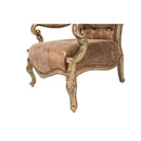 Michael Amini Platine de Royale Stationary Fabric Chair 09834-SABLE-101 IMAGE 3