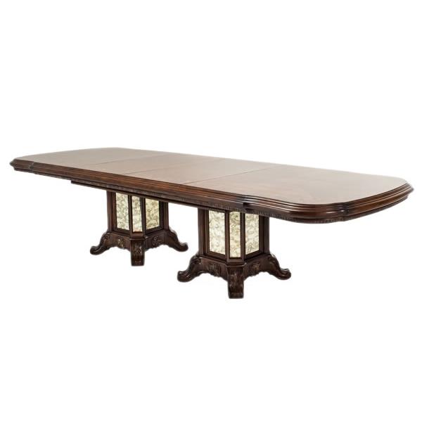 Michael Amini Platine de Royale Dining Table with Pedestal Base 09002-229 IMAGE 1
