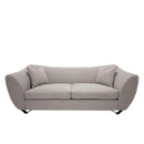Michael Amini Trance Stationary Fabric Sofa TR-QANTM15-DOV-13 IMAGE 2