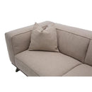 Michael Amini Trance Stationary Fabric Sofa TR-TEMPO15-SND-94 IMAGE 2