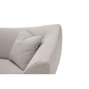 Michael Amini Trance Stationary Fabric Loveseat TR-QANTM25-DOV-13 IMAGE 3