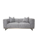 Michael Amini Trance Stationary Fabric Loveseat TR-TEMPO25-GPH-804 IMAGE 2