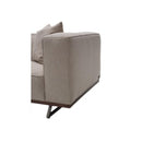 Michael Amini Trance Stationary Fabric Loveseat TR-TEMPO25-SND-94 IMAGE 2