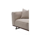 Michael Amini Trance Stationary Fabric Loveseat TR-TEMPO25-SND-94 IMAGE 3