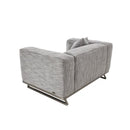 Michael Amini Trance Stationary Fabric Chair TR-TEMPO38-GPH-804 IMAGE 4