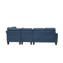Poundex F6938 4 pc Upholstered Modular Sectional IMAGE 5