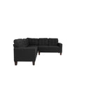 Poundex F6937 4 pc Upholstered Modular Sectional IMAGE 4
