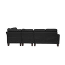 Poundex F6937 4 pc Upholstered Modular Sectional IMAGE 5