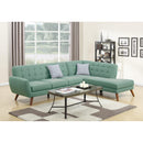 Poundex Fabric 2 pc Sectional F6955 IMAGE 1