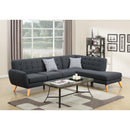 Poundex Fabric 2 pc Sectional F6954 IMAGE 1