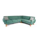 Poundex F6963 2 pc Sectional Set with 2 Accent Pillows IMAGE 3